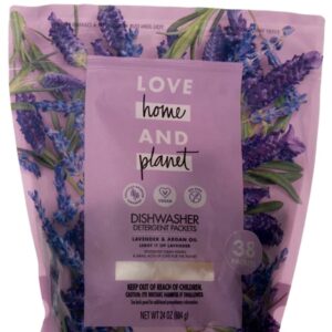 Comprar love home & planet dishwasher detergent packets lavender & argan oil -- 38 packets preço no brasil dishwashing natural home suplementos em oferta suplemento importado loja 41 online promoção -