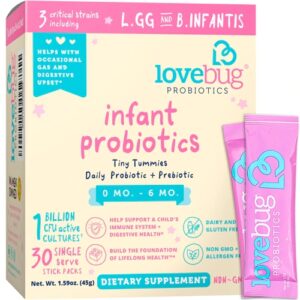 Comprar lovebug probiotics tiny tummies™ for babies 0 -6 mo -- 30 packets preço no brasil babies & kids baby supplements baby vitamins & supplements suplementos em oferta suplemento importado loja 21 online promoção -