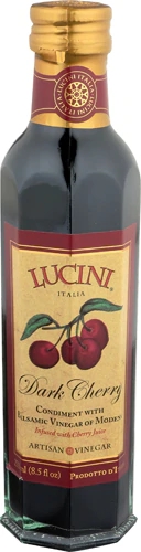 Azeite Balsâmico Lucini Italia Dark Cherry Cereja com Vinagre de Modena 250ml