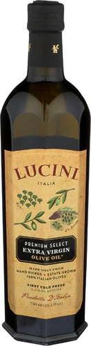 Azeite de Oliva Extra Virgem Lucini Italia Premium Select 750ml - Ouro Líquido para Sua Saúde e Sabor