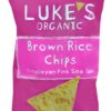 Comprar luke's organic brown rice chips himalayan pink sea salt -- 5 oz preço no brasil chips food & beverages rice chips snacks suplementos em oferta suplemento importado loja 1 online promoção -