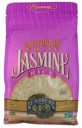 Arroz Branco Jasmine Californiano Lundberg - 907g (2 Lbs) - Cultivo Premium