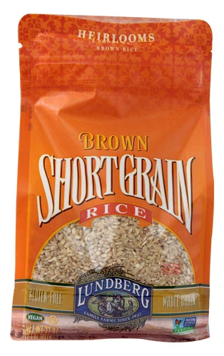 Arroz Integral Lundberg Grão Curto - 907g (2 Lbs) - Nutrição Saudável