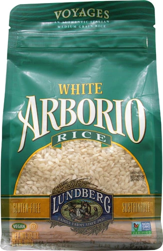 Arroz Arborio Branco Lundberg Sem Glúten 907g - Natural e Saudável
