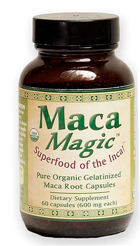 Maca Magic Orgânica 60 Cápsulas - Energia e Bem-Estar Natural