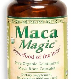 Maca Peruana Magic Organic 200 Cápsulas - Energia e Vitalidade Natural