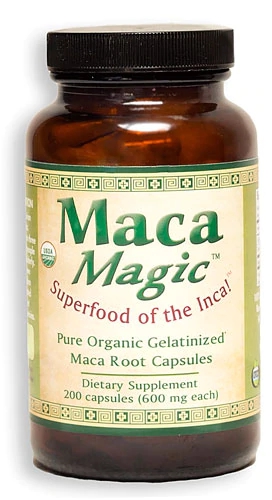 Maca Peruana Magic Organic 200 Cápsulas - Energia e Vitalidade Natural