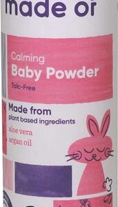 Talco Orgânico Calmante MADE OF - 100ml - Alívio Suave para a Pele do Bebê