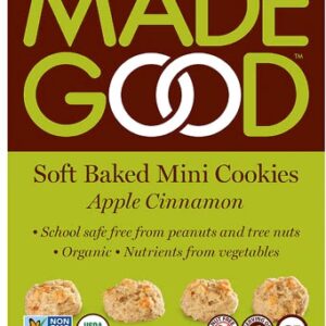 Biscoitos MadeGood Maçã Canela - 5 Pacotes (Aprox. 100g)