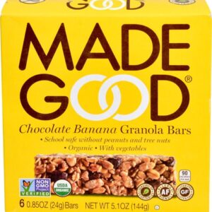 Comprar madegood organic granola bars gluten free chocolate banana -- 6 bars preço no brasil bars food & beverages granola bars suplementos em oferta suplemento importado loja 29 online promoção -