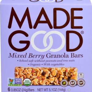 Comprar madegood organic granola bars gluten free mixed berry -- 6 bars preço no brasil bars food & beverages granola bars suplementos em oferta suplemento importado loja 51 online promoção -