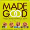 Comprar madegood organic granola minis gluten free apple cinnamon -- 4 pouches preço no brasil food & beverages granola snacks suplementos em oferta suplemento importado loja 1 online promoção -