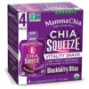 Comprar mamma chia chia squeeze™ vitality snack blackberry bliss -- 4 pouches preço no brasil chia seed food & beverages seeds suplementos em oferta suplemento importado loja 1 online promoção -