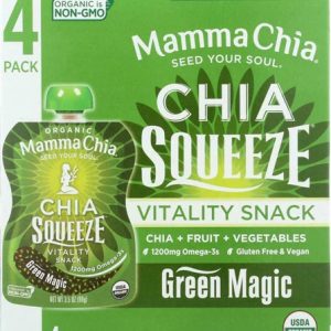 Comprar mamma chia organic chia squeeze vitality snack green magic -- 4 pouches preço no brasil chia seed food & beverages seeds suplementos em oferta suplemento importado loja 59 online promoção - 7 de julho de 2022