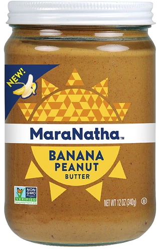 Pasta de Amendoim Cremosa com Banana MaraNatha - 340g