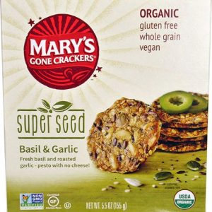 Comprar mary's gone crackers super seed™ crackers basil & garlic -- 5. 5 oz preço no brasil alimentos & lanches crackers suplemento importado loja 23 online promoção - 7 de julho de 2022