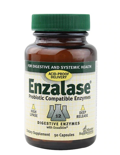 Master Supplements Enzalase Digestive Enzyme Supplement - 50 Cápsulas