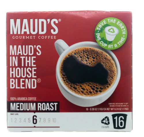 Café em Cápsulas Maud's In The House Blend Torra Média - 16 Cápsulas (aprox. 113g)