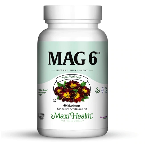 Maxi Health Mag 6 Magnésio com B6 - 60 Cápsulas