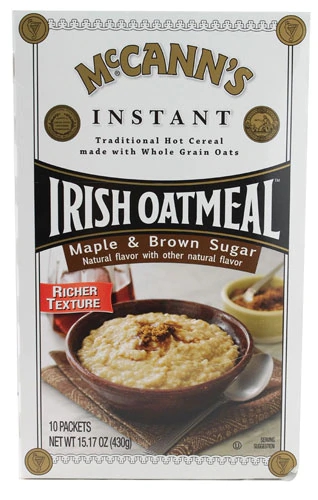 McCann's Aveia Irlandesa Maple & Açúcar Mascavo - 10 Sachês (170g)