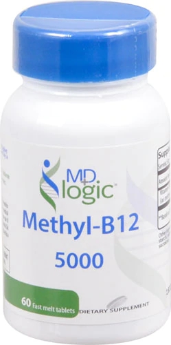 MD Logic Metil-B12 5000 mcg - 60 Comprimidos de Rápida Dissolução - Vitamina B12 Essencial