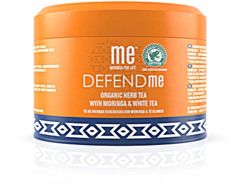 Me Moringa Defend Me - Organic Loose Herb Tea with Moringa & White Tea -- 3.5 oz