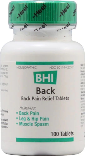 MediNatura BHI Back Pain Relief Tablets -- 300 mg - 100 Tablets