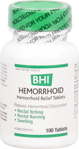MediNatura BHI Hemorrhoid Relief Tablets -- 100 Tablets