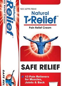 MediNatura T-Relief™ Natural Pain Relief Cream -- 4 oz