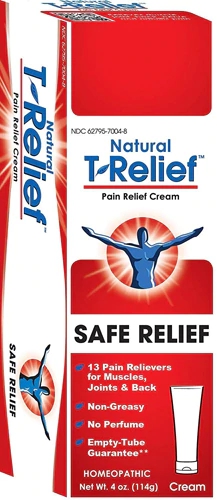 MediNatura T-Relief™ Natural Pain Relief Cream -- 4 oz
