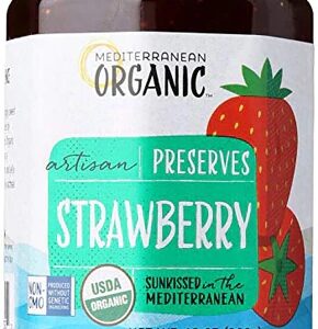 Geleia Orgânica Mediterrânea de Morango - 368g - Sabor Natural e Saudável