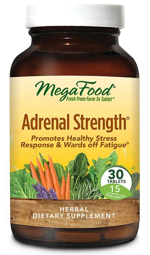 MegaFood Adrenal Strength 30 Comprimidos: Equilíbrio e Vitalidade para o Dia a Dia