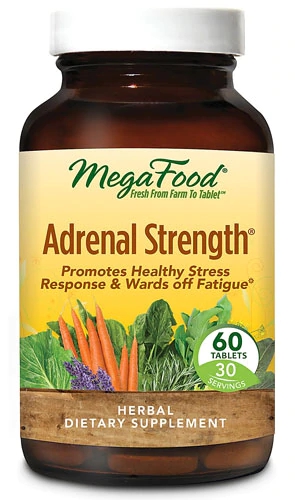 MegaFood Adrenal Strength 60 Tabletes: Potencialize sua Resposta ao Estresse
