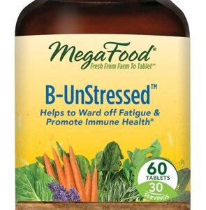 MegaFood B-Unstressed 60 Tabletes - Suporte ao Bem-Estar e Humor