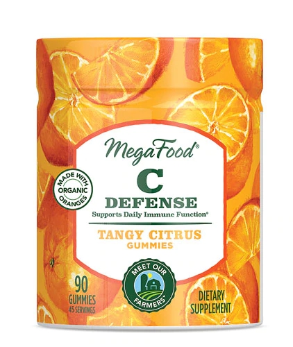 MegaFood C Defense Gomas Tangy Citrus - 90 Gomas
