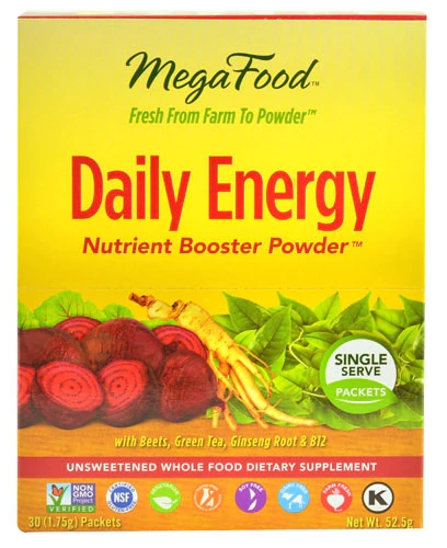 MegaFood Daily Energy Single Serve Nutrient Booster -- 30 Packets
