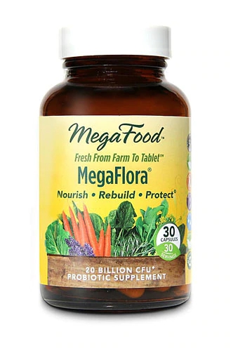 MegaFood MegaFlora® Probiótico 20 Bilhões de UFC - 30 Cápsulas