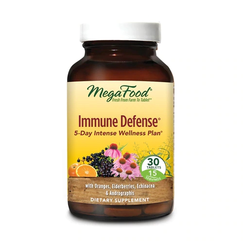 MegaFood Immune Defense 30 Tablets - Reforço Imunológico Natural