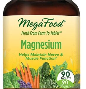 MegaFood Magnésio 90 Comprimidos - Suporte Essencial para o Bem-Estar