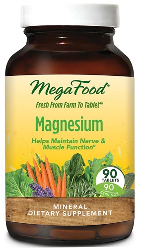 MegaFood Magnésio 90 Comprimidos - Suporte Essencial para o Bem-Estar
