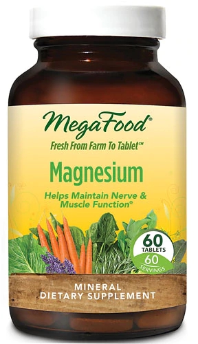 MegaFood Magnésio 60 Comprimidos - Suporte Essencial para o Bem-Estar