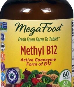 MegaFood Metil B12 - 60 Comprimidos: Energia e Bem-Estar Essenciais