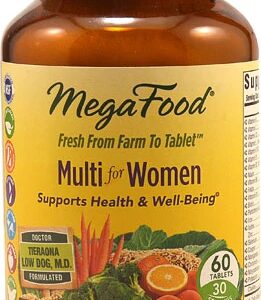 MegaFood Multi for Women - 60 Comprimidos: Energia e Vitalidade Feminina