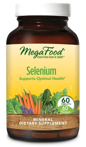 MegaFood Selênio 60 Comprimidos - Suporte Imunológico e Antioxidante