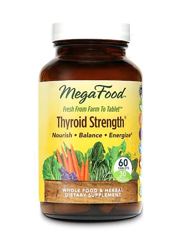 MegaFood Thyroid Strength 60 Tablets: Suporte Essencial para sua Tireoide