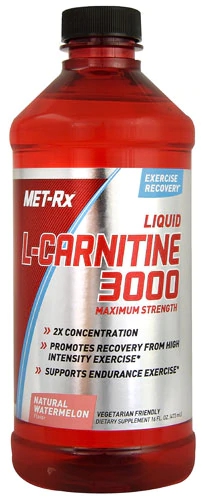 MET-Rx Liquid L-Carnitine 3000 Natural Watermelon -- 16 fl oz