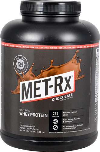 MET-Rx Natural Whey Protein Chocolate - 2.27kg: Energia e Recuperação Muscular