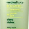 Comprar method body wash deep detox cucumber seaweed green tea -- 18 fl oz preço no brasil antioxidant complex antioxidants suplementos em oferta vitamins & supplements suplemento importado loja 5 online promoção -