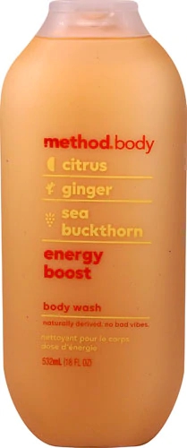Sabonete Líquido Energizante Method Citrus Ginger Sea Buckthorn 532ml