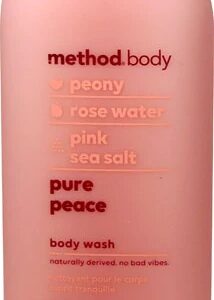 Comprar method body wash pure peace peony rose water pink sea salt -- 18 fl oz preço no brasil bath & body care beauty & personal care body wash soap suplementos em oferta suplemento importado loja 17 online promoção -